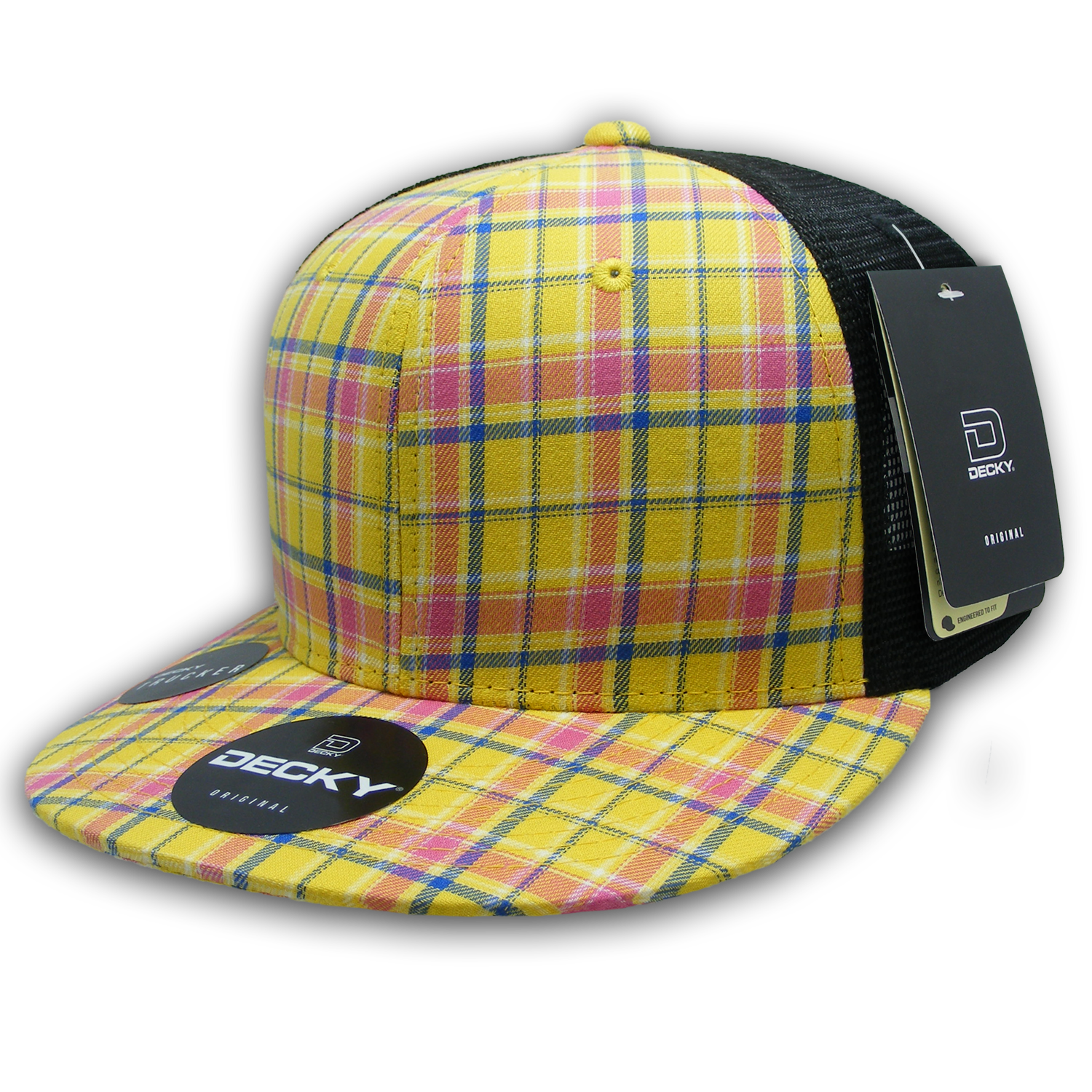 Decky 6016 H/c Plaid Cap - 105 Black