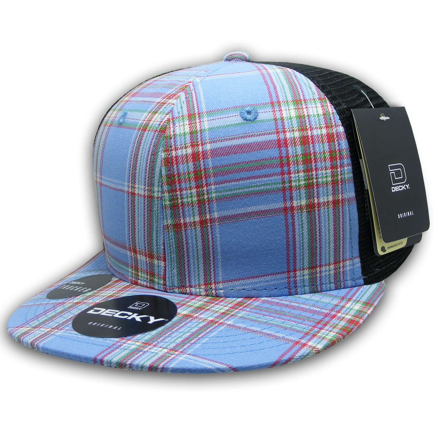 Decky 6016 H/c Plaid Cap - 112 Black