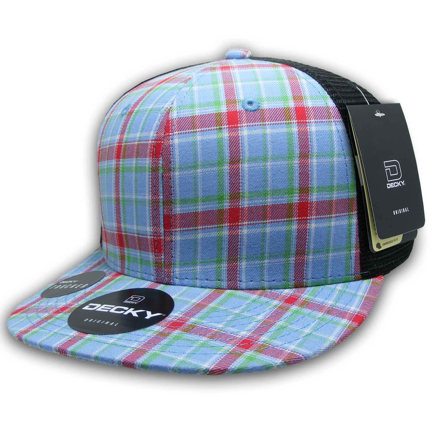 Decky 6016 H/c Plaid Cap - 113 Black