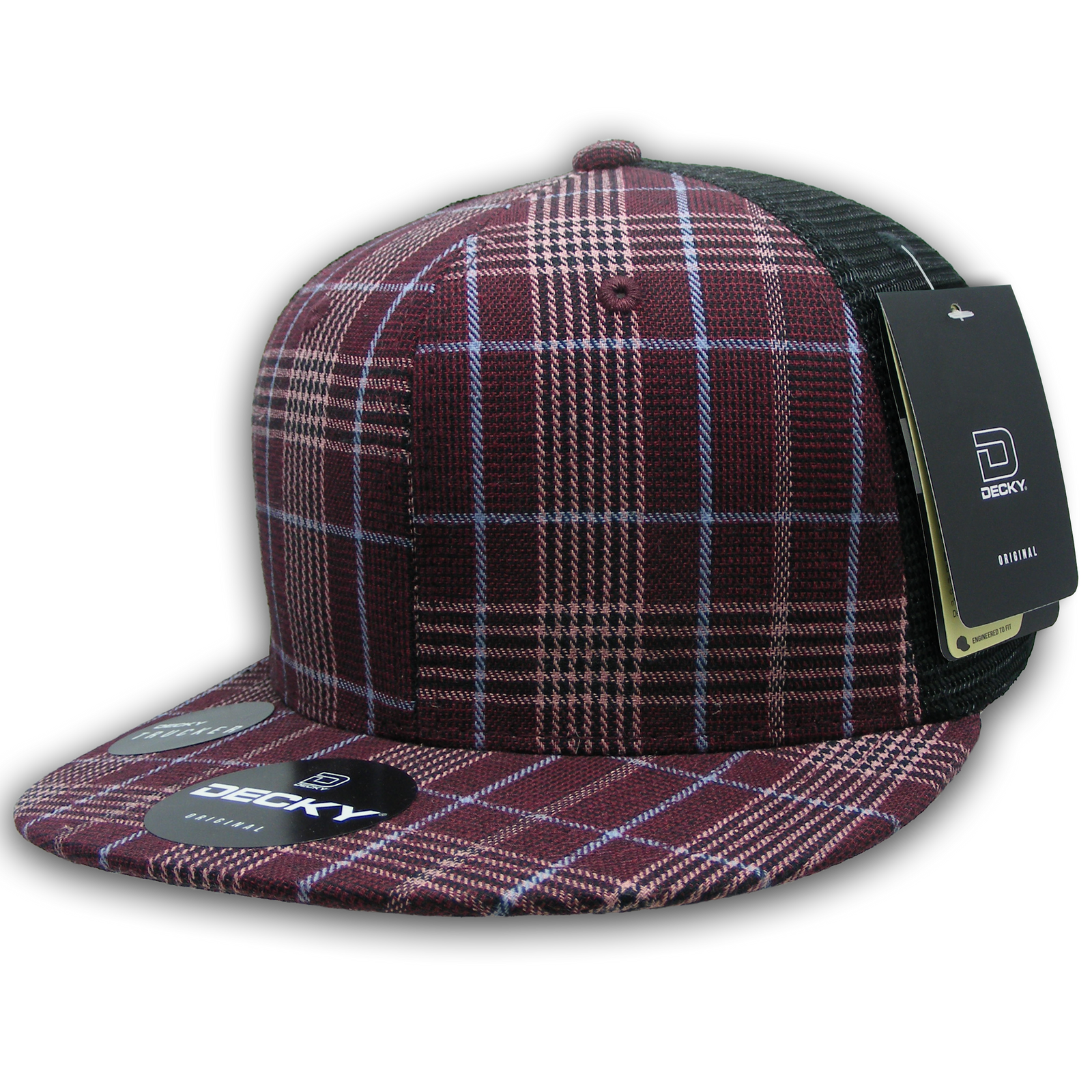 Decky 6016 H/c Plaid Cap - 125 Black