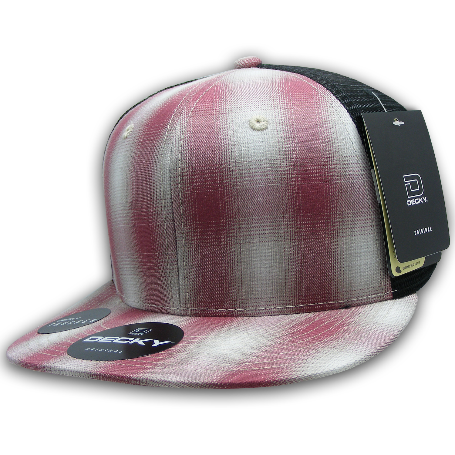 Decky 6016 H/c Plaid Cap - 158 Black