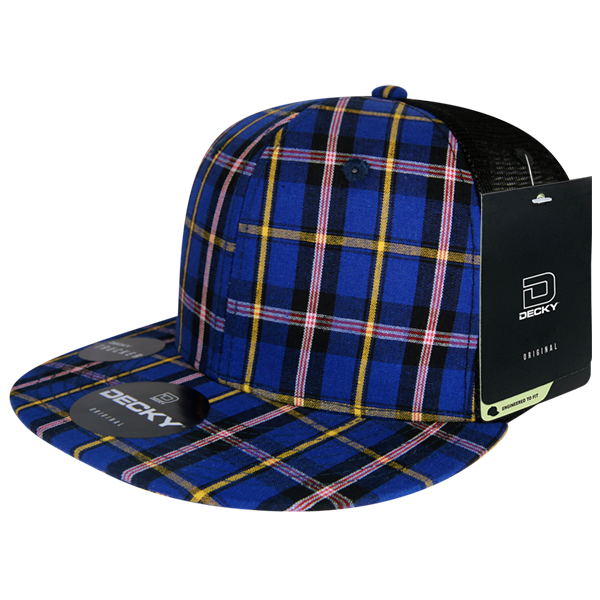 Decky 6016 H/c Plaid Cap - 190 Black