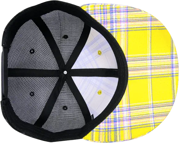 Decky 6016 H/c Plaid Cap - Black 103