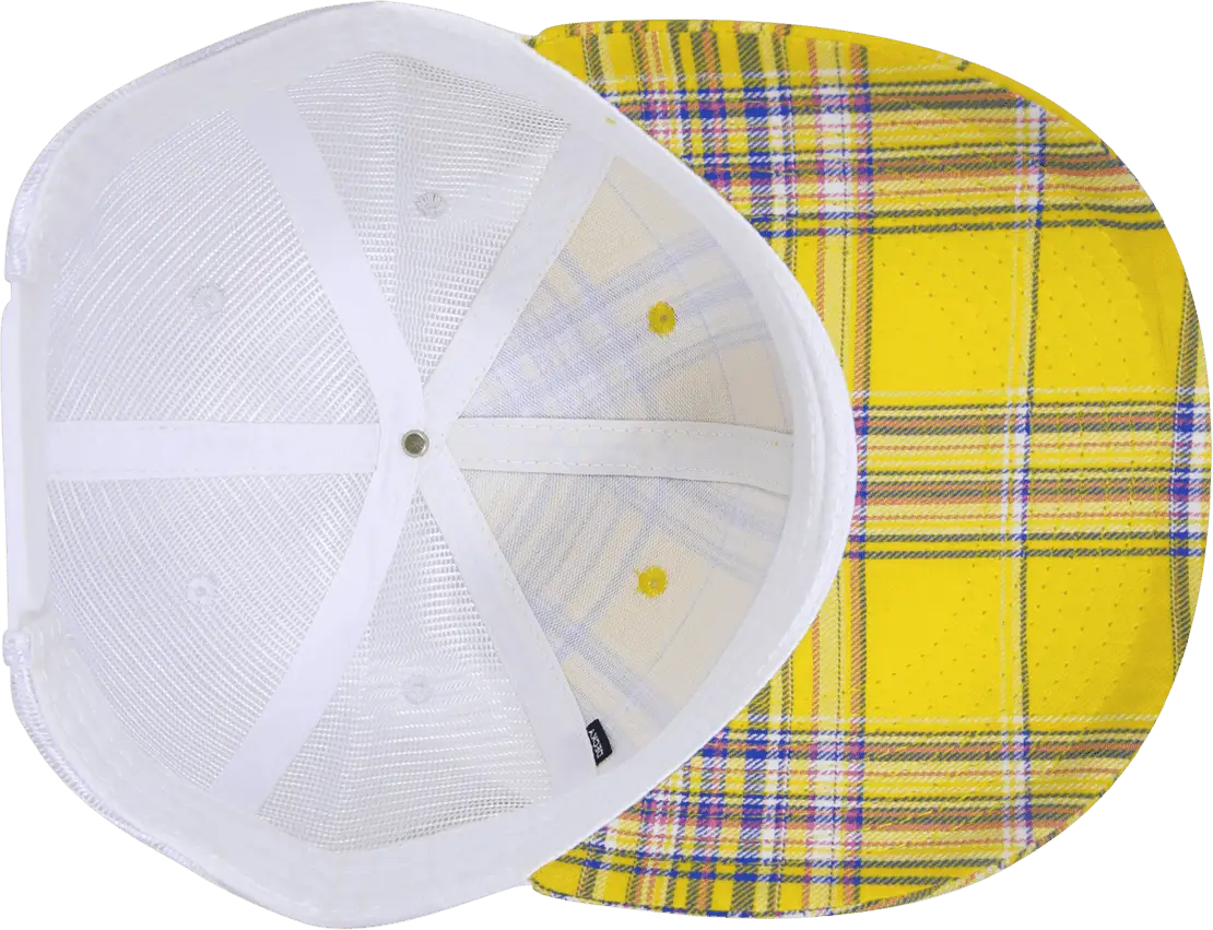 Decky 6017 M/c Plaid Cap - White 103