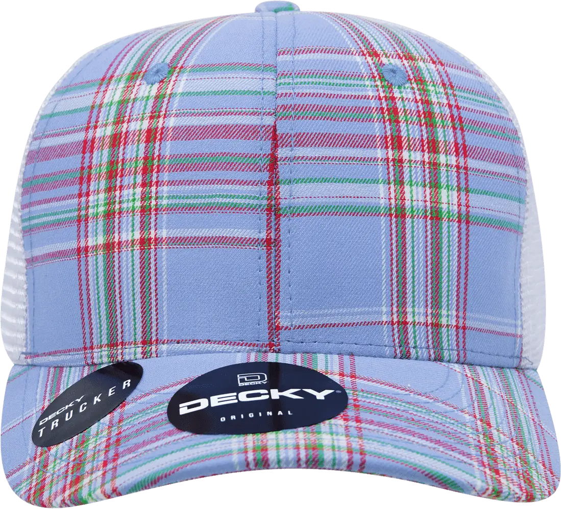 Decky 6017 M/c Plaid Cap - White 112