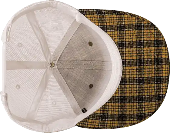 Decky 6017 M/c Plaid Cap - White 121 - one Size Fits Most