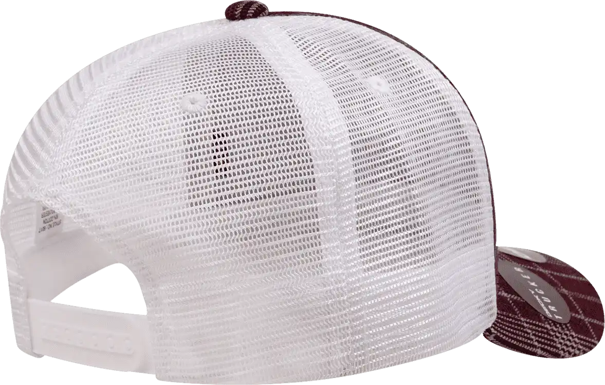 Decky 6017 M/c Plaid Cap - White 125 - one Size Fits Most
