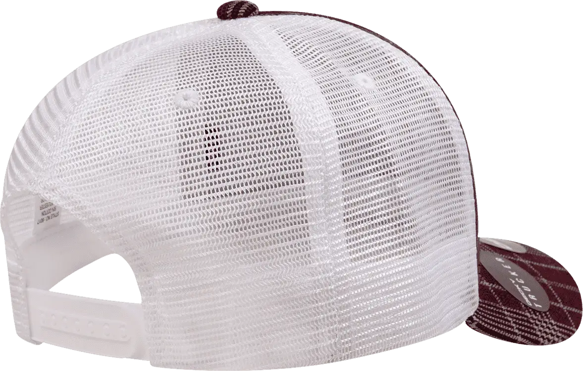 Decky 6017 M/c Plaid Cap - White 125
