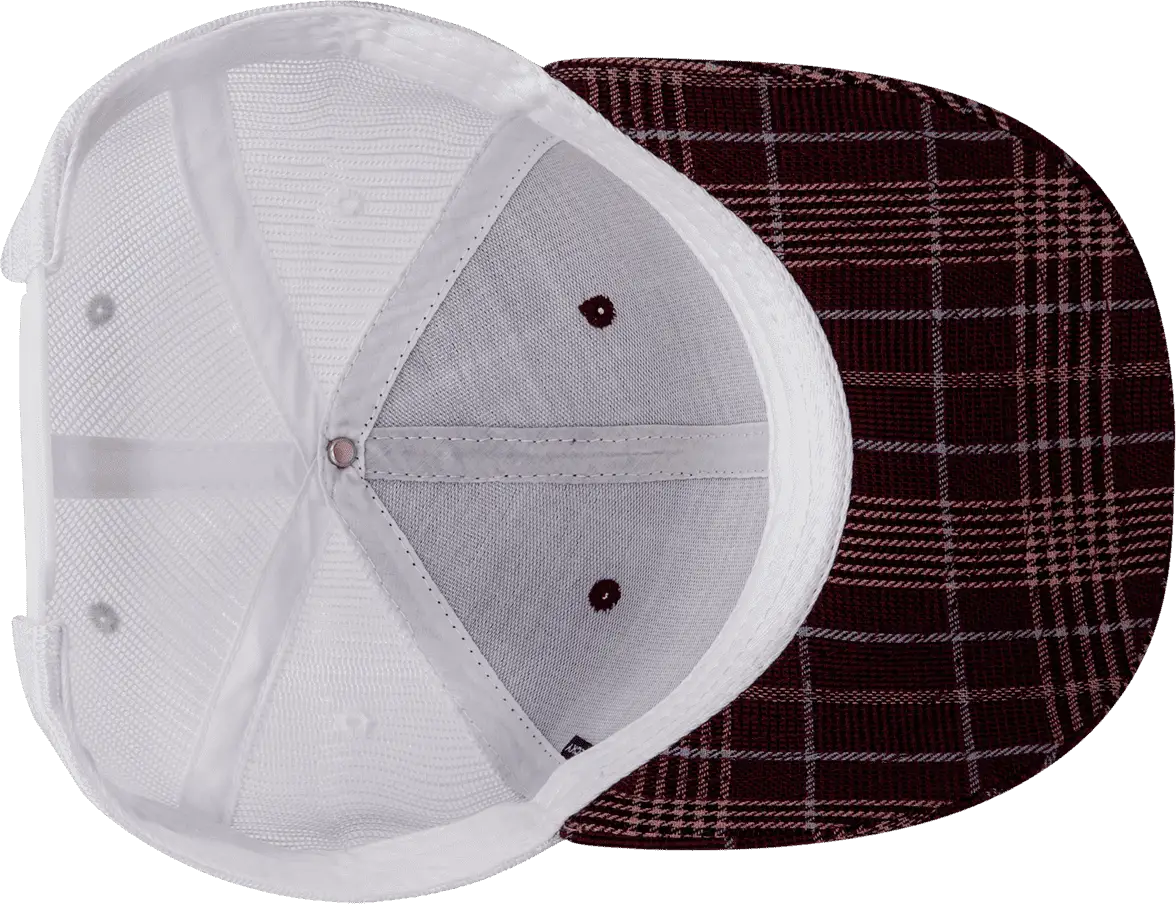 Decky 6017 M/c Plaid Cap - White 125