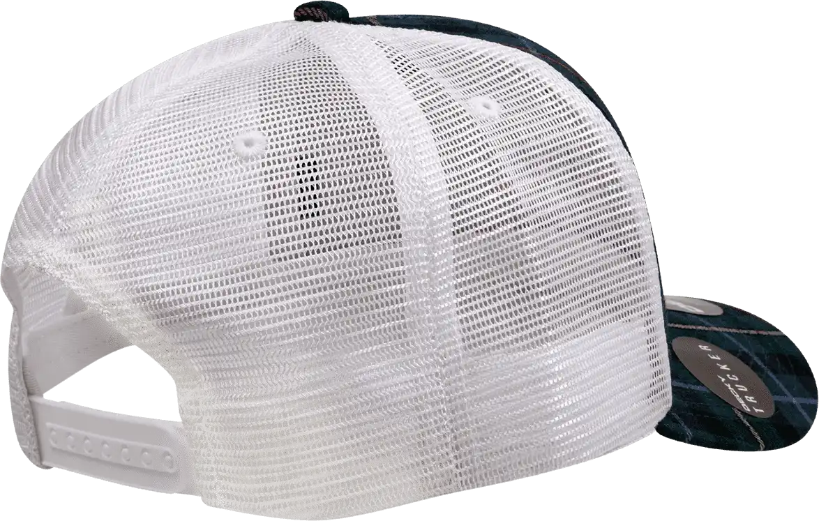 Decky 6017 M/c Plaid Cap - White 126 - one Size Fits Most
