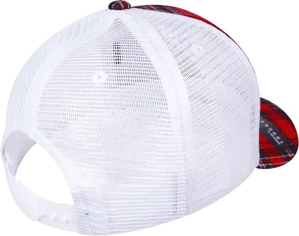Decky 6017 M/c Plaid Cap - White 180 - one Size Fits Most