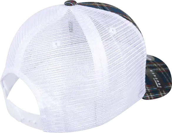 Decky 6017 M/c Plaid Cap - White 221 - one Size Fits Most