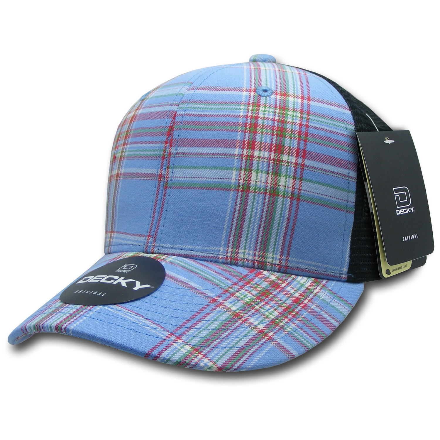Decky 6018 M/c Plaid Cap - 112 Black
