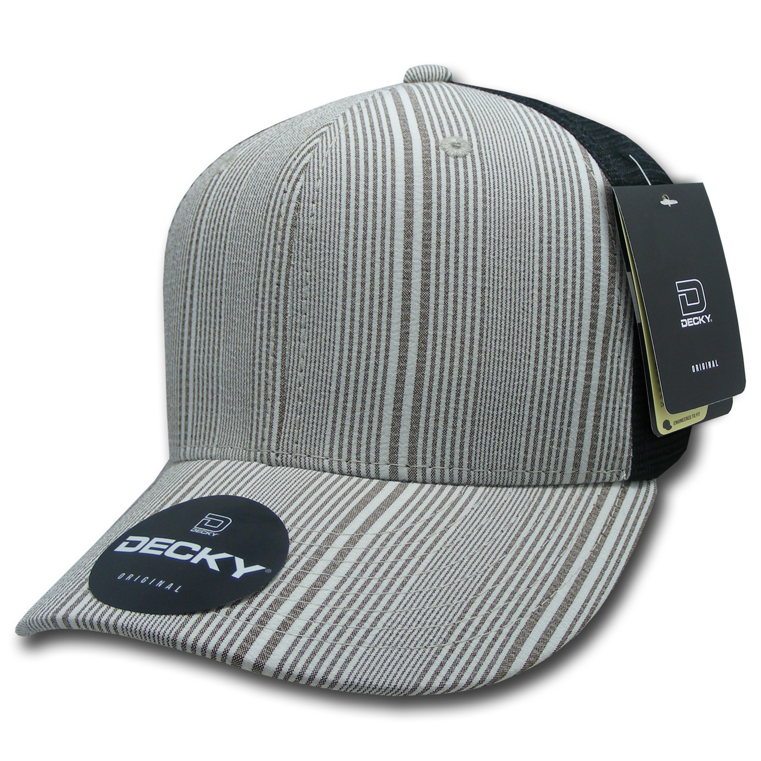 Decky 6018 M/c Plaid Cap - 130 Black