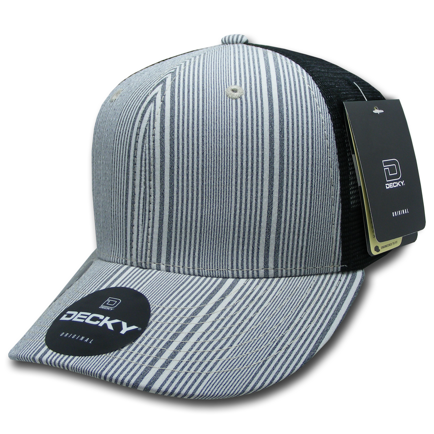 Decky 6018 M/c Plaid Cap - 132 Black