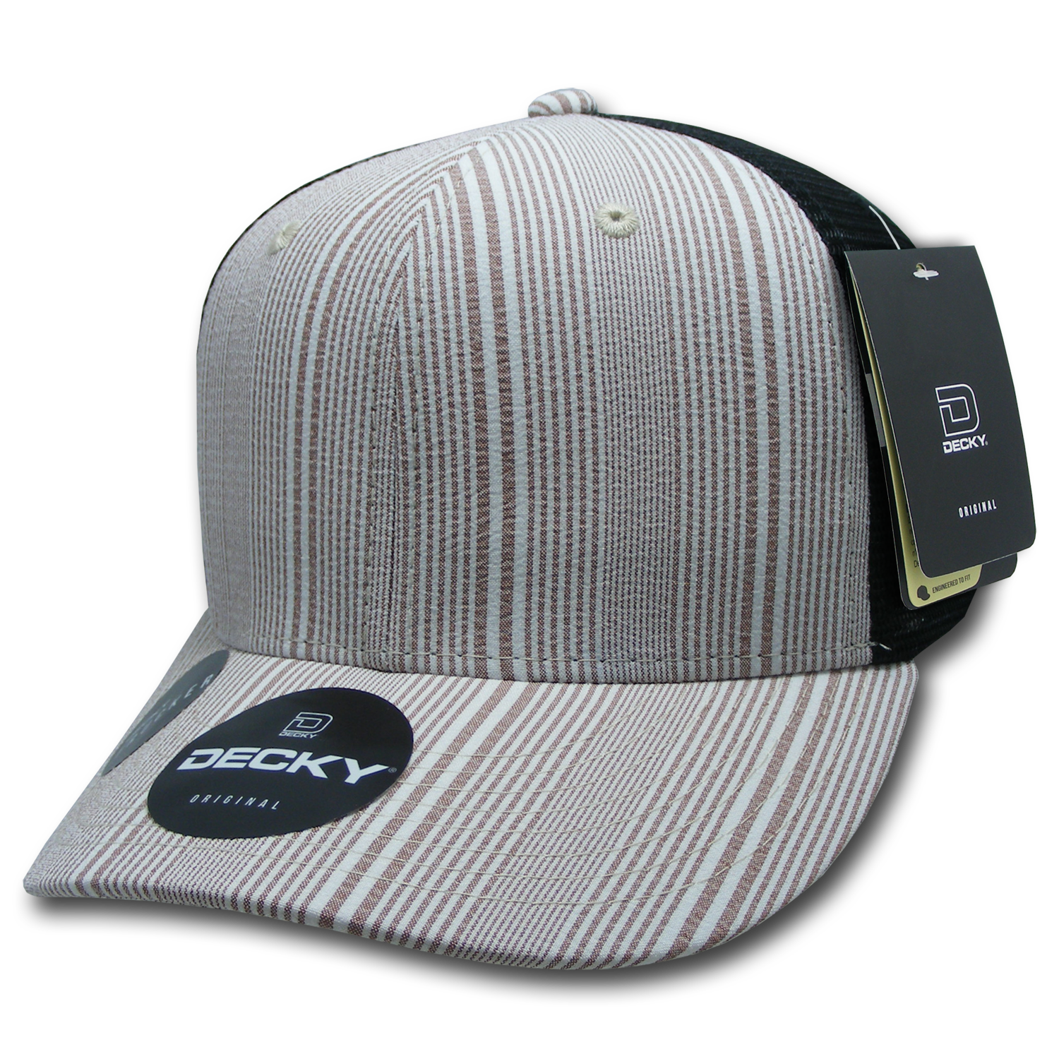 Decky 6018 M/c Plaid Cap - 141 Black