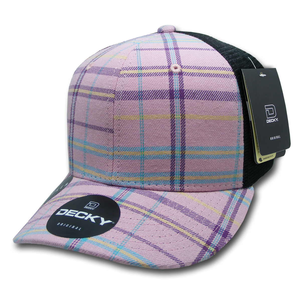 Decky 6018 M/c Plaid Cap - 243 Black