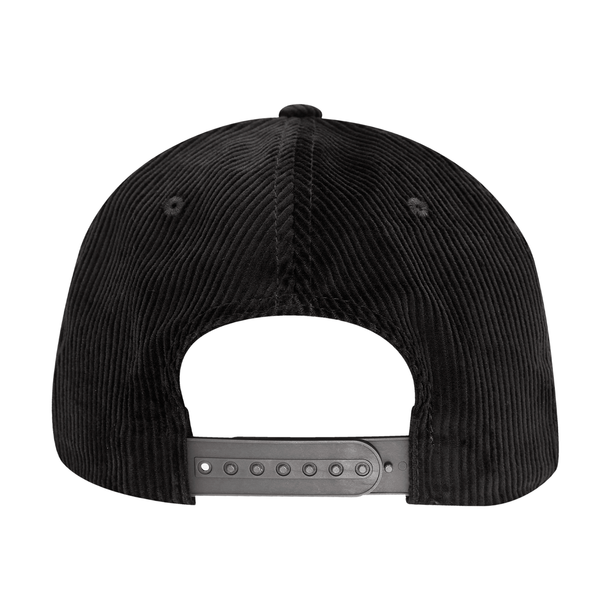 Decky 6043 5 Panel High Profile Relaxed Corduroy Rope Hat - Black