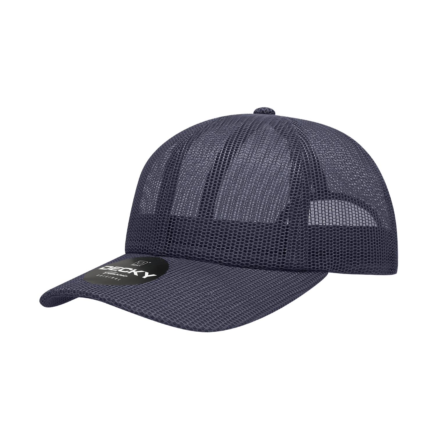 Decky 6047 6 Panel Mid Profile Relaxed Mesh Trucker - Navy