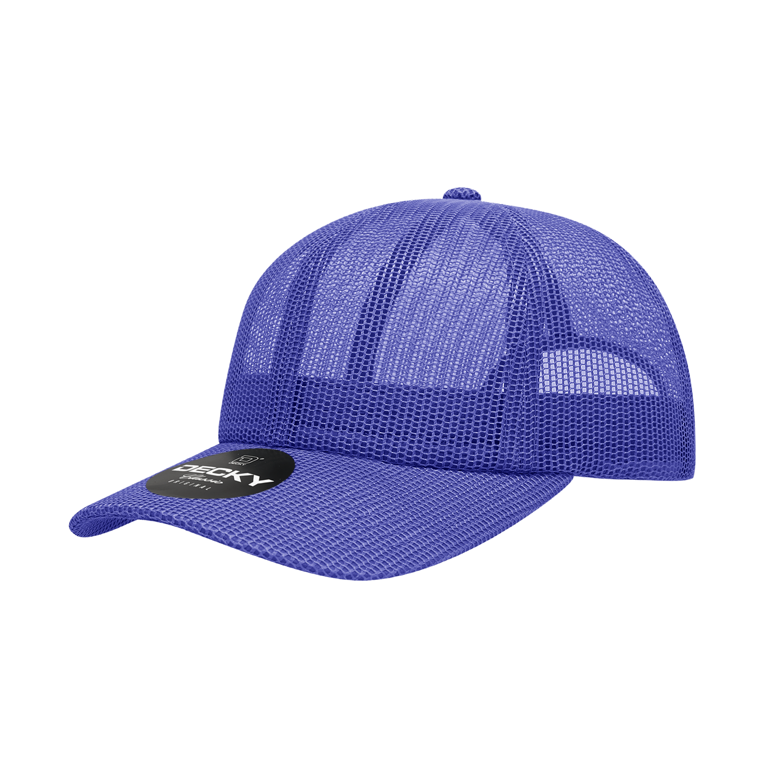 Decky 6047 6 Panel Mid Profile Relaxed Mesh Trucker - Royal