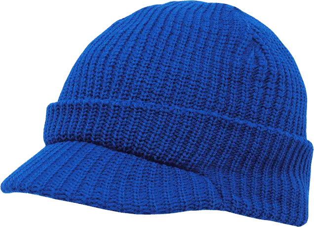 Decky 605 Gi Jeep Beanie with Visor - Royal