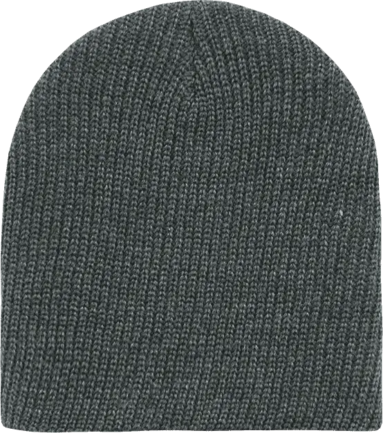 Decky 608 Gi Cuffless Watch Cap Beanie - Heather Charcoal