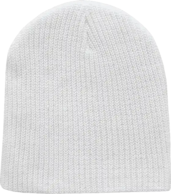 Decky 608 Gi Cuffless Watch Cap Beanie - White - one Size Fits Most
