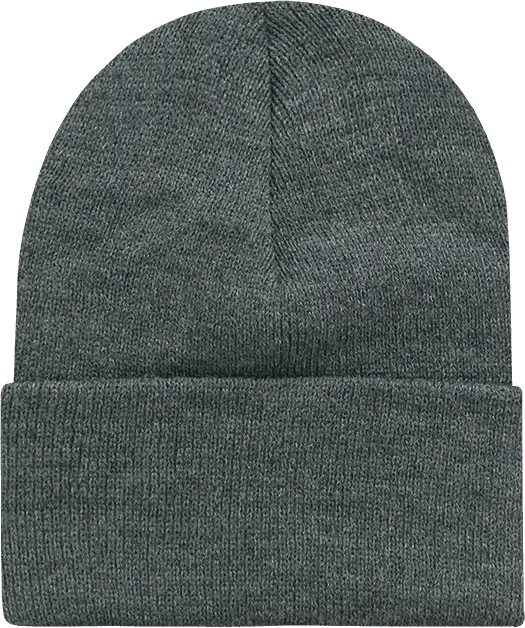 Decky 613 Acrylic Knit Cap Beanie - Heather Charcoal