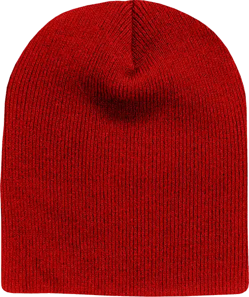 Decky 614 Acrylic Short Beanie - Cardinal - one Size Fits Most