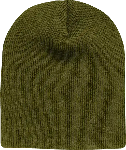 Decky 614 Acrylic Short Beanie - Olive - one Size Fits Most