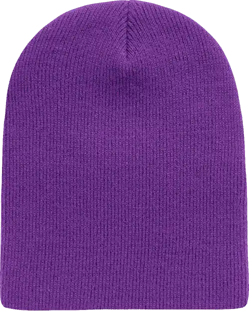 Decky 614 Acrylic Short Beanie - Purple - one Size Fits Most