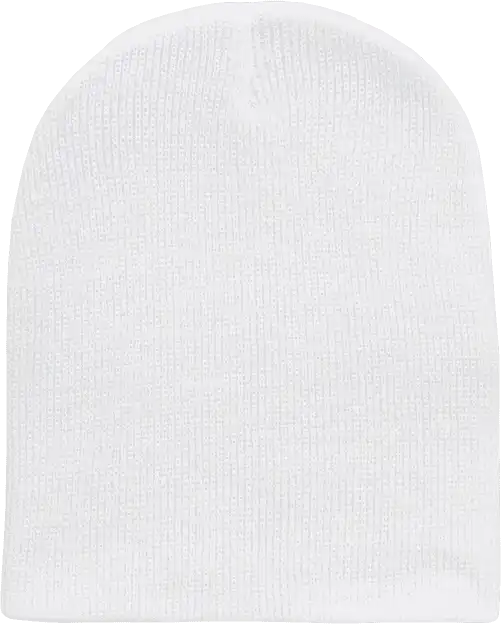 Decky 614 Acrylic Short Beanie - White - one Size Fits Most