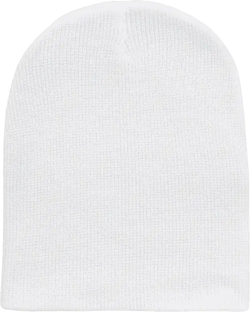 Decky 614 Acrylic Short Beanie - White - one Size Fits Most