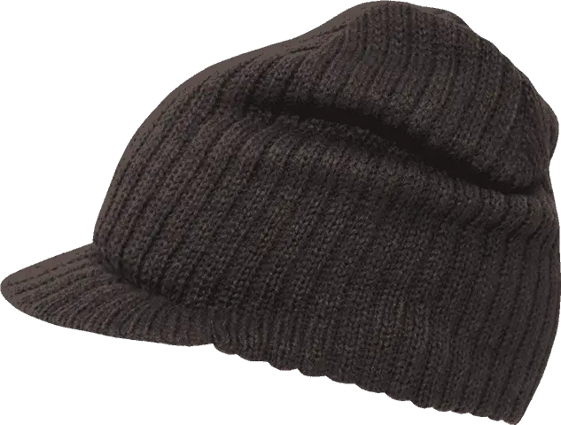 Decky 621 Campus Jeep Beanie with Visor - Brown