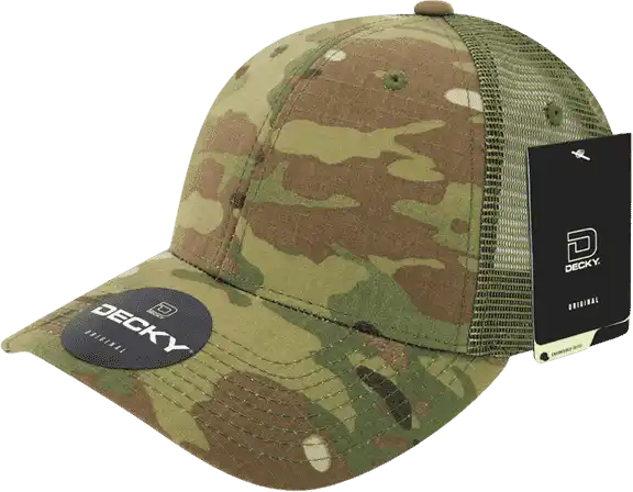 Decky 6306 Multicam Structu Lc Trucker Cap Mcu Camo Olive / one Size Fits Most
