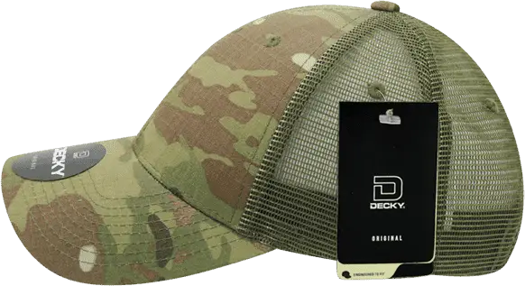 Decky 6306 Multicam Structu Lc Trucker Cap - Mcu Camo Olive - one Size Fits Most