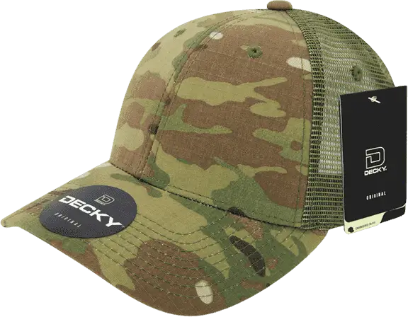 Decky 6306 Multicam Structu Lc Trucker Cap - Mcu Camo Olive - one Size Fits Most