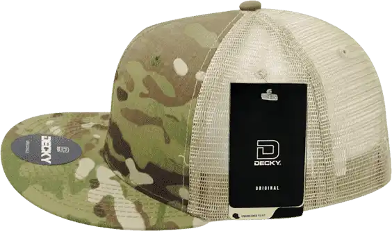 Decky 6307 Multicam H/c Trucker Cap Mcu Camo Khaki / one Size Fits Most