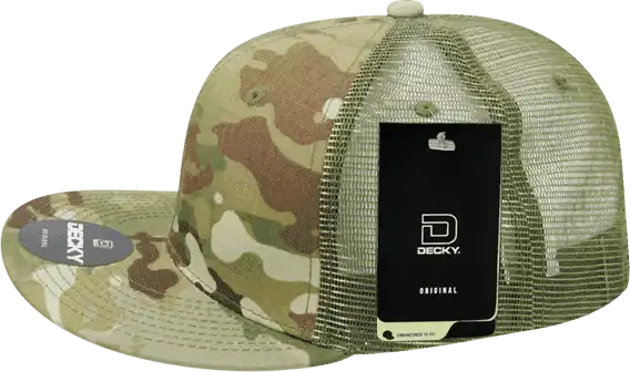 Decky 6307 Multicam H/c Trucker Cap Mcu Camo Olive / one Size Fits Most