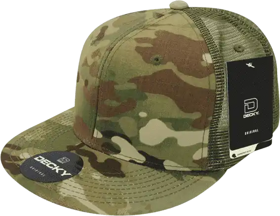 Decky 6307 Multicam H/c Trucker Cap Mcu Camo Olive / one Size Fits Most
