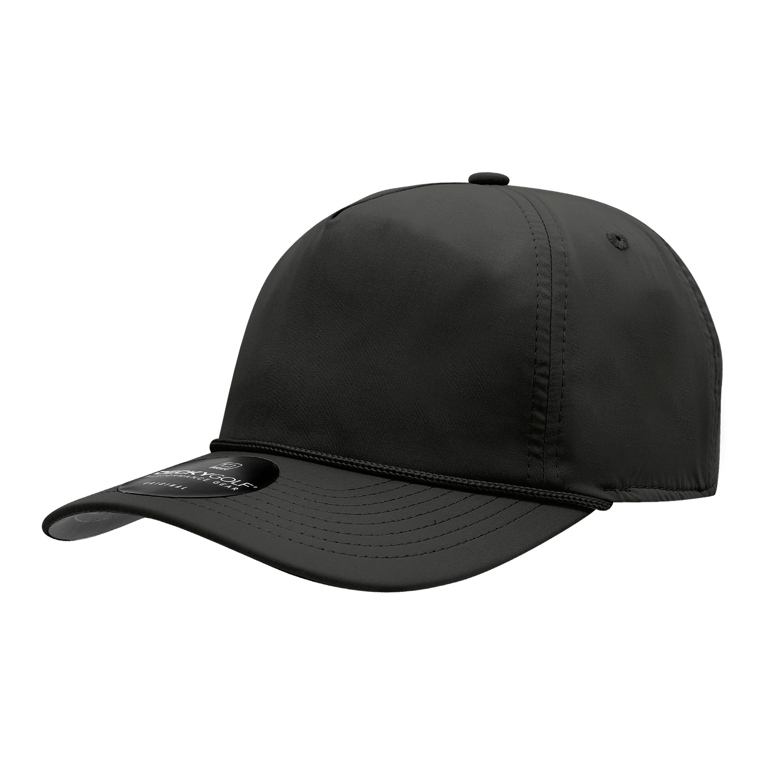 Decky 6406 Sleek H2o 5 Panel Caps - Black