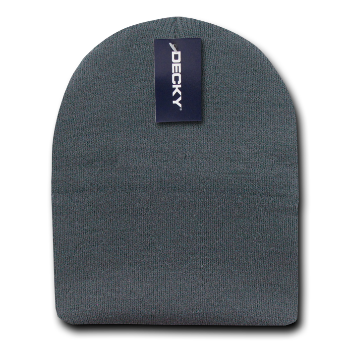 Decky 684 American Made Short Watch Cap - Charcoal