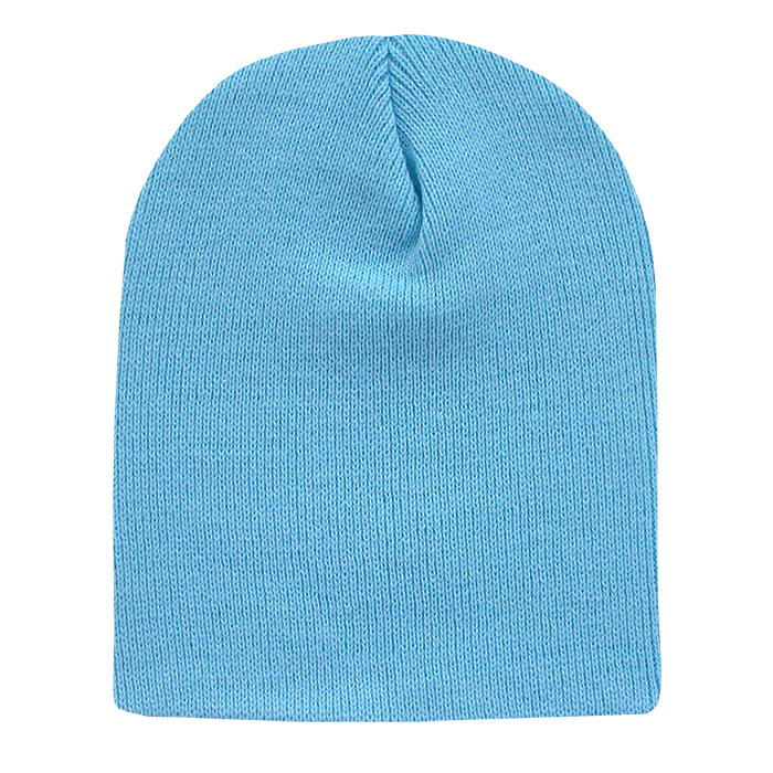 Decky 684 American Made Short Watch Cap - Light Blue