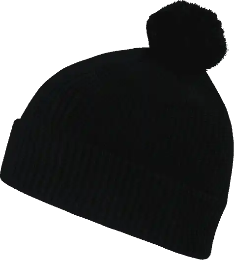 Decky 686 Pom Acrylic Beanie - Black - one Size Fits Most