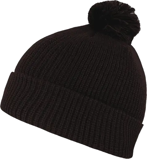 Decky 686 Pom Acrylic Beanie - Brown