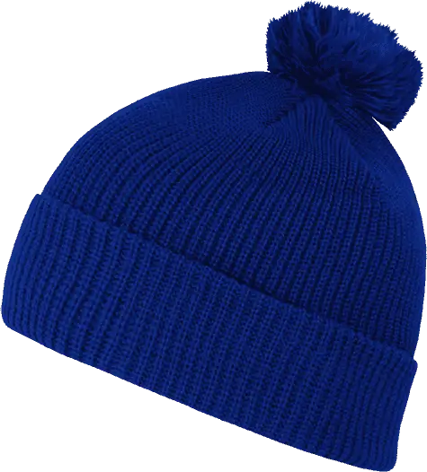 Decky 686 Pom Acrylic Beanie - Royal