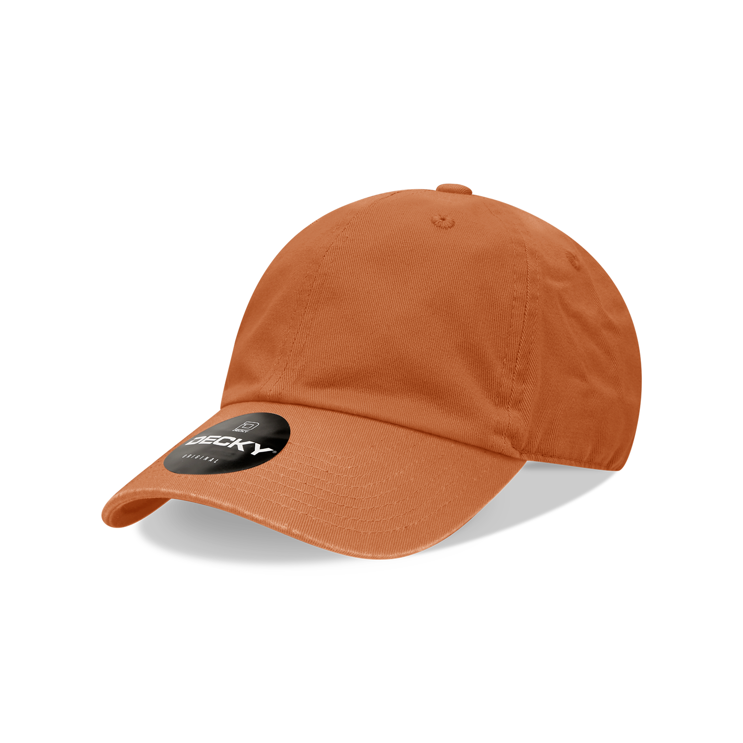 Decky 7005 Kids Relaxed Washed Cotton Cap - Burnt Orange
