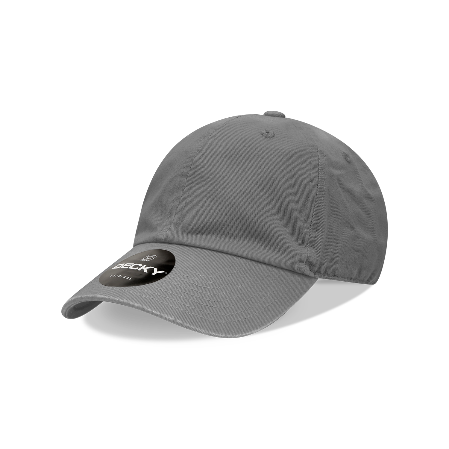 Decky 7005 Kids Relaxed Washed Cotton Cap - Charcoal