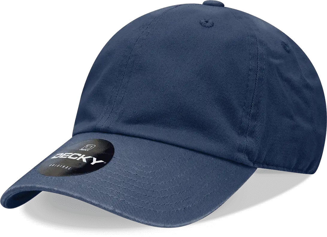 Decky 7005 Kids Relaxed Washed Cotton Cap - Navy
