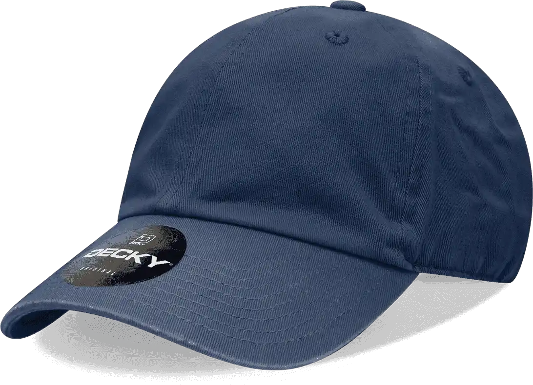 Decky 7005 Kids Relaxed Washed Cotton Cap Navy / one Size Fits Most